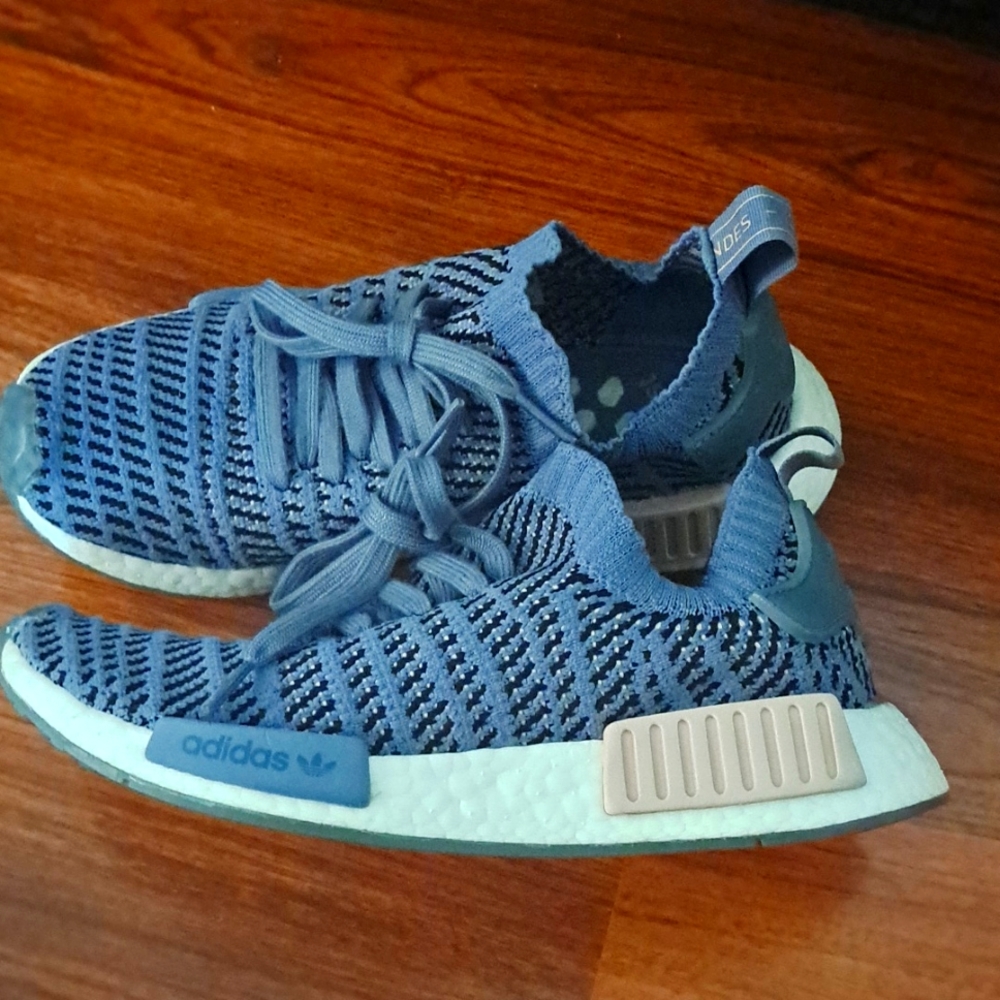 Blue adidas boost size 7